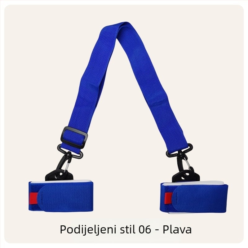 Prekogranični EVA remen za skije, čičak remen za skije, remen za rame, prijenosni materijal za ronjenje snowboardom, veleprodajni remen za sanjke