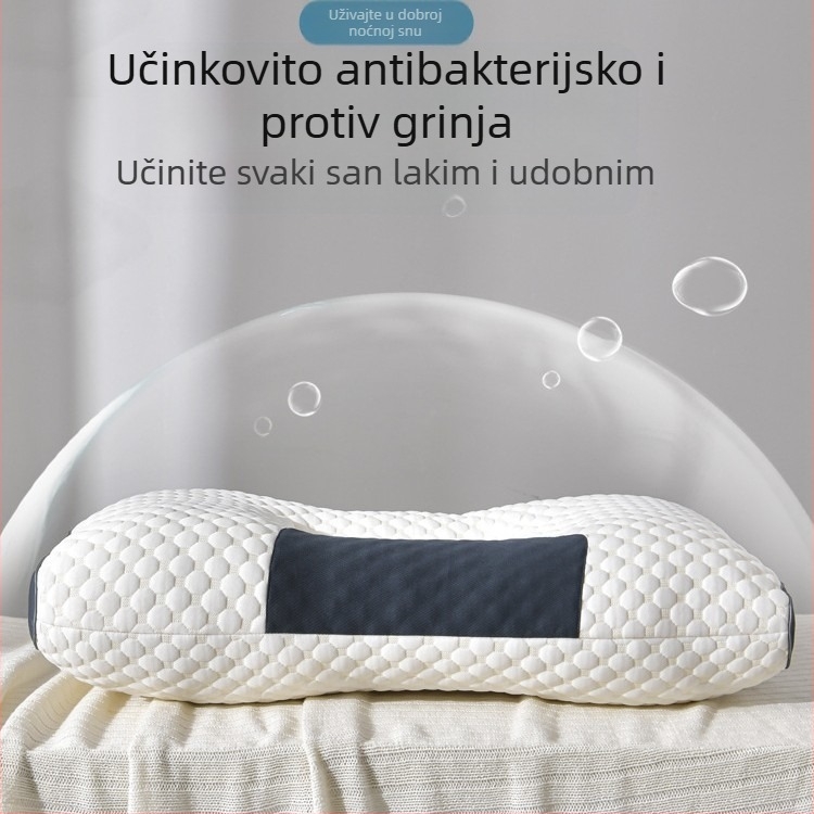 Pleteni pamučni jastuk za spa s kockom vode, par jastuka za vrat, jastuk za masažu, jednokrevetni, studentski dom