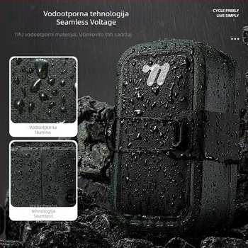 West Rider biciklistička torba s automatskim zaključavanjem, vodootporna torba za sedlo, jastuk, prijenosna torba za pohranu alata