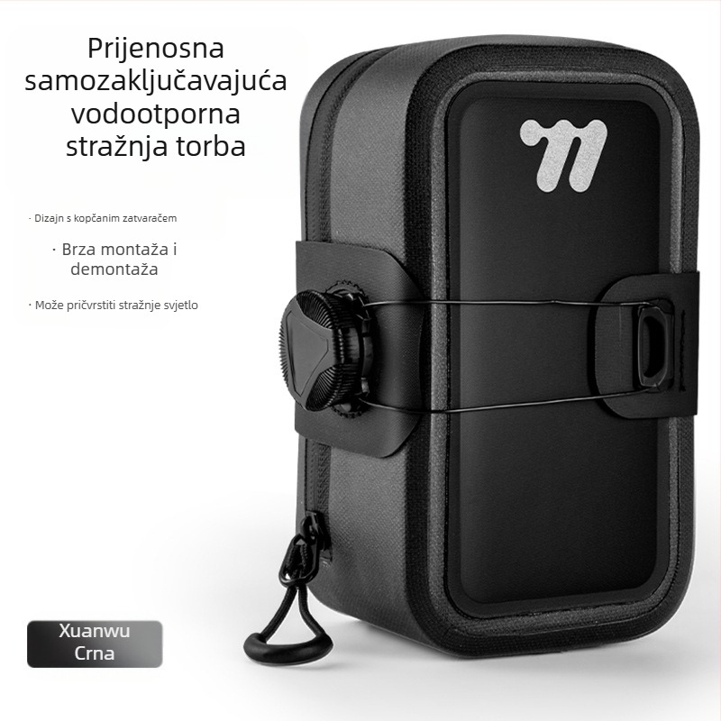 West Rider biciklistička torba s automatskim zaključavanjem, vodootporna torba za sedlo, jastuk, prijenosna torba za pohranu alata