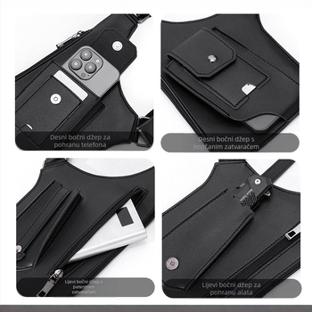 Taktička torba za prsa, nova muška retro torba za ruke, višenamjenska torba za rame, sportovi na otvorenom, prsluk, torba za mobitel