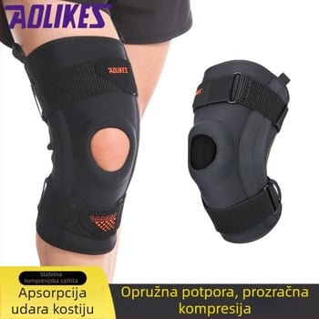Opružni štitnici za koljena za trčanje, muški i ženski, košarkaški, planinarski, sportski, s apsorpcijom udara, prozračni, zaštitne navlake za meniskus koljena