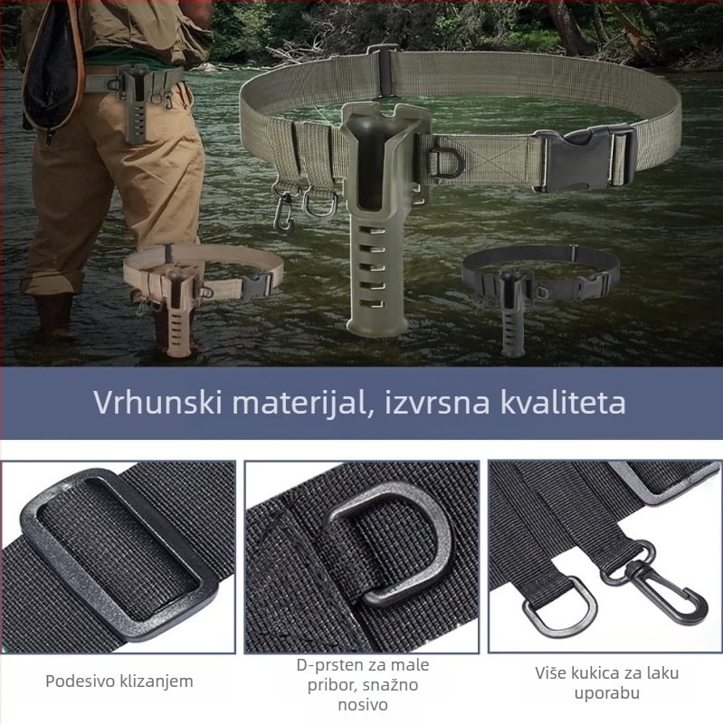 Veleprodaja držača za štap za pecanje Luya držač za struk Sandy držač za štap za pecanje držač za štap za struk remen držač za štap