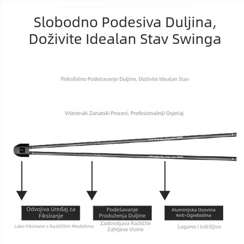 Tvornica novo prekogranično prijenosni golf sportski putter pomoćna oprema pribor veleprodaja