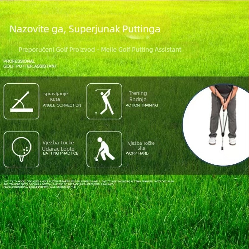 Tvornica novo prekogranično prijenosni golf sportski putter pomoćna oprema pribor veleprodaja