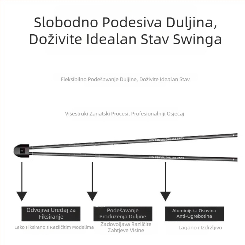 Tvornica novo prekogranično prijenosni golf sportski putter pomoćna oprema pribor veleprodaja
