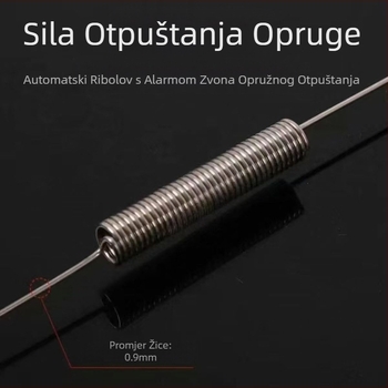 Zvono od nehrđajućeg čelika, alarm za morski štap, štap za bacanje sandala s kopčom, automatski alarm, podsjetnik na zvono za ribu izvan mreže