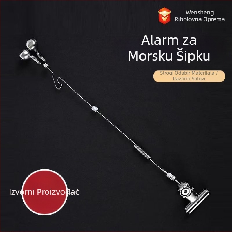 Zvono od nehrđajućeg čelika, alarm za morski štap, štap za bacanje sandala s kopčom, automatski alarm, podsjetnik na zvono za ribu izvan mreže