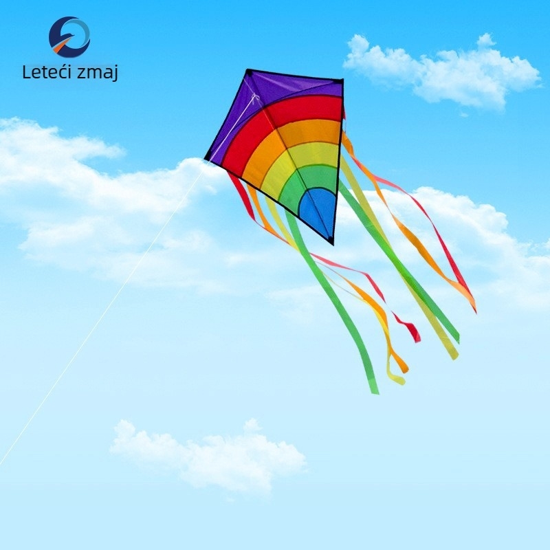 Prekogranični novi proizvod Zmaj Prilagođeni Amazon Najprodavaniji Višerepi Zakrivljeni Romb Dječji Zmaj Weifang Veleprodaja Zmajeva