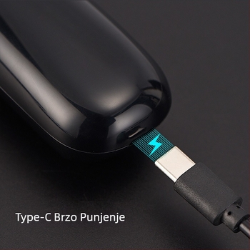 Uređaj za brijanje intimnih dijelova za muškarce i žene, električni trimer za stidne dlačice, dlake ispod pazuha, dlake na nogama, nož za uklanjanje dlačica za žene