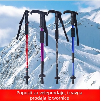 Najprodavaniji štapovi za planinarenje na otvorenom, uvlačivi planinarski štapovi, štapovi za hodanje od aluminijske legure, štapovi za hodanje, štapovi