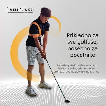 Korektivni pojas za golf, elastični pojas za povezivanje s nadlakticom, pomoćni pribor za početnike, uređaj za trening zamaha u golfu