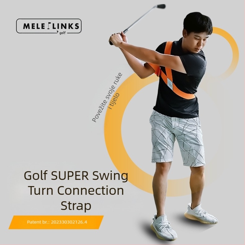 Korektivni pojas za golf, elastični pojas za povezivanje s nadlakticom, pomoćni pribor za početnike, uređaj za trening zamaha u golfu