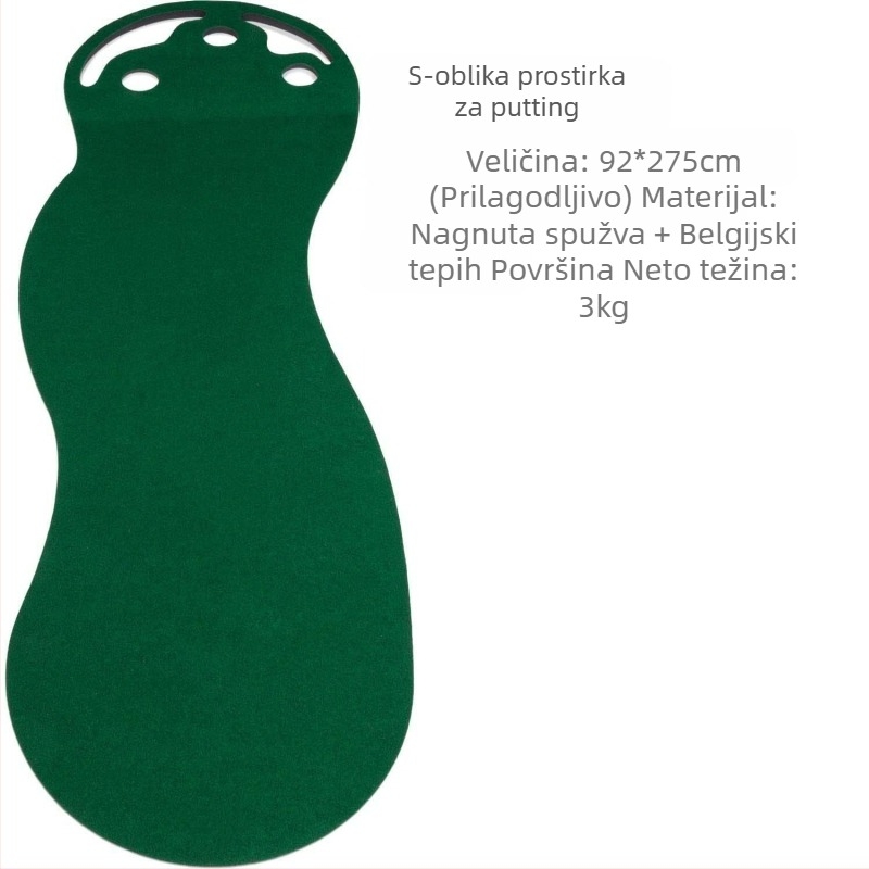 Grs Amazon Source Proizvođačevo pomagalo za vježbanje golfa za vanjsku i unutarnju upotrebu, veliko golf igralište za stopala