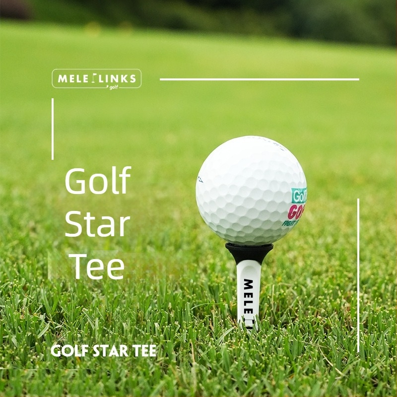 Kombinacija dugih i kratkih golfskih čavala Merit star tee može se podesiti za poboljšanje stabilnosti, plastični tee