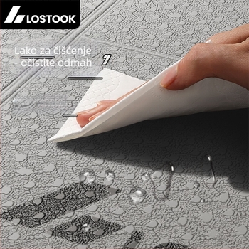 Sklopiva prostirka za jogu, neklizajuća, proširena, zadebljana, prostirka za fitness, kućna tiha, proširena, zadebljana, prostirka za vježbanje na veliko