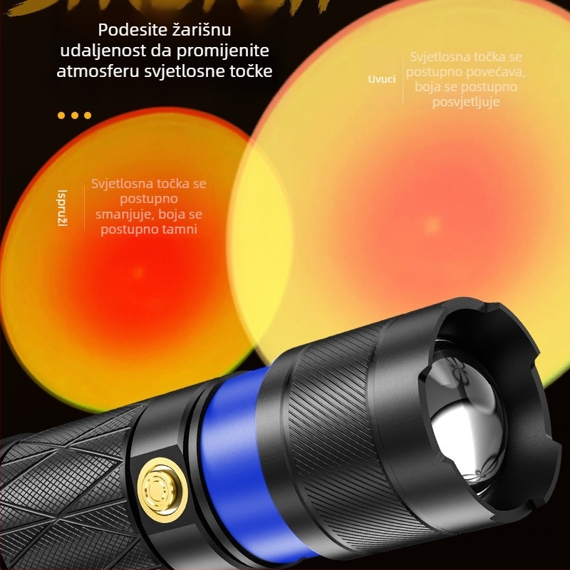 S-51 Svjetiljka s četiri izvora svjetlosti, prijenosna fotografska svjetiljka s dopunjavajućim svjetlom, veleprodajna nova USB punjiva svjetiljka