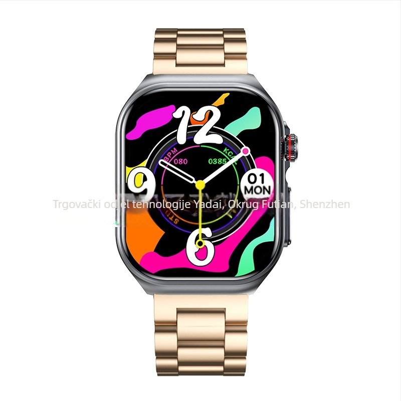 ET585 Pametni sat AMOLED zaslon Bluetooth poziv puls spavanje pedometar sportski sat narukvica prekogranični