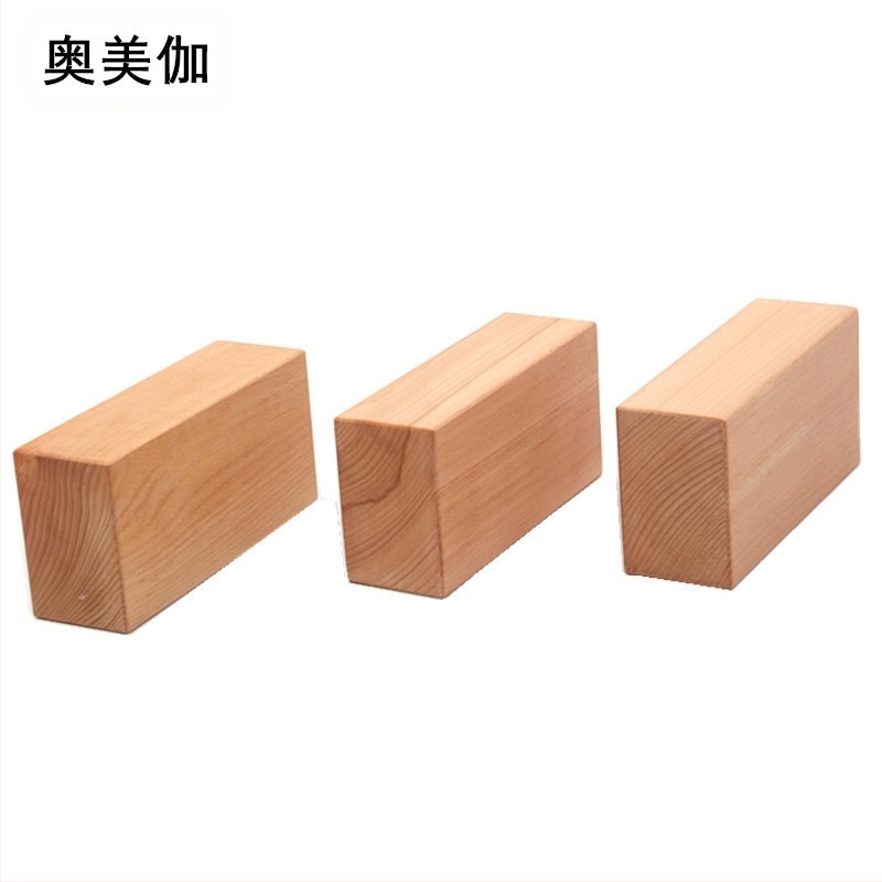 Tvornica veleprodaje iyangge joga cigla od punog drva bukova joga cigla od punog drva joga blok joga drvena cigla