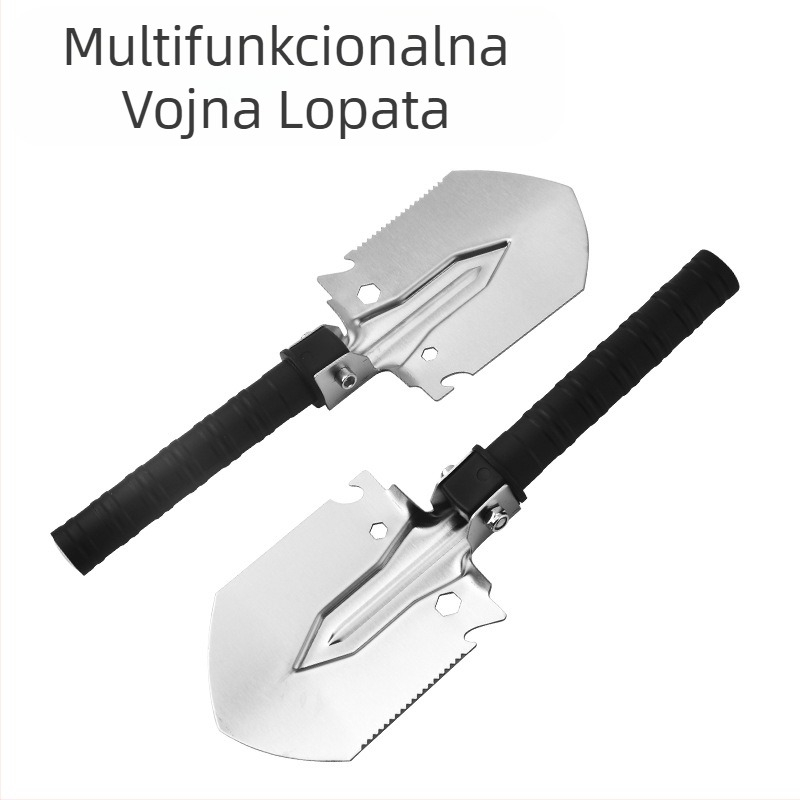 Vanjski kamping inženjerska lopata višenamjenska sklopiva ribolovna mala vojnička lopata za istraživanje terena inženjerska lopata