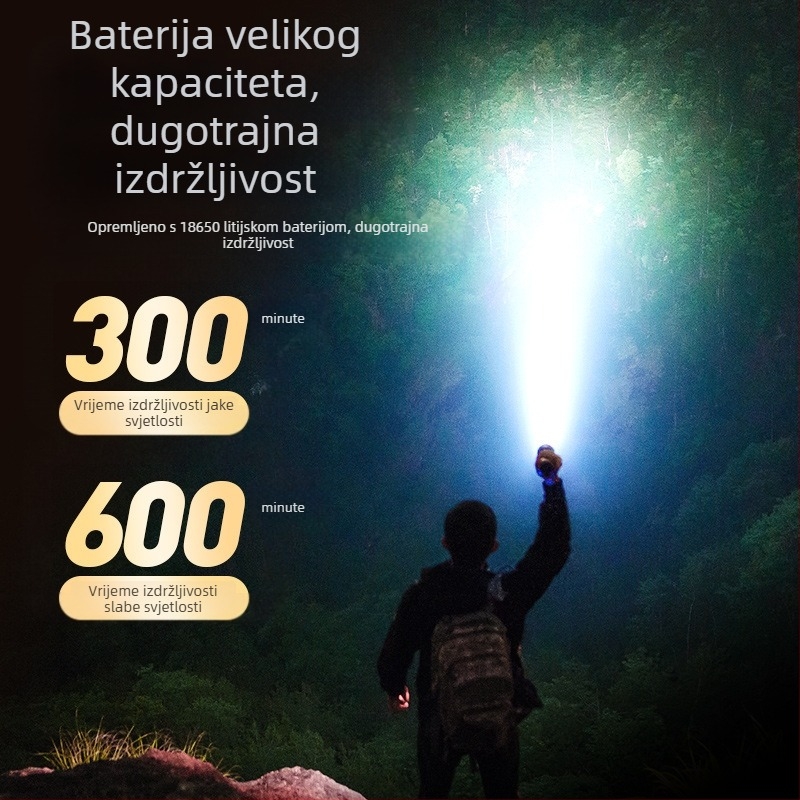 Philipsova svjetiljka, snažno svjetlo, ultra svijetlo punjenje, ultra dugo trajanje baterije, kućna, vanjska, prijenosna rasvjeta za hitne slučajeve SFL1235