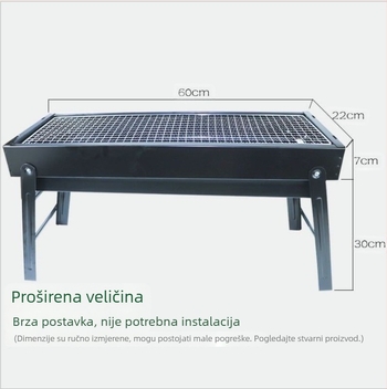 Kućni roštilj, vanjski prijenosni roštilj na drveni ugljen, roštilj, vanjski piknik, sklopivi roštilj, veleprodaja