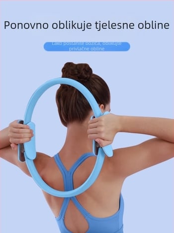 Pilates prsten za jogu, prsten za oblikovanje tijela za početnike, trening mišića zdjeličnog dna, prsten otpora, istezanje nogu, ljepota nogu