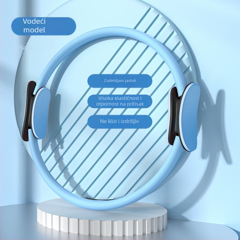 Pilates prsten za jogu, prsten za oblikovanje tijela za početnike, trening mišića zdjeličnog dna, prsten otpora, istezanje nogu, ljepota nogu