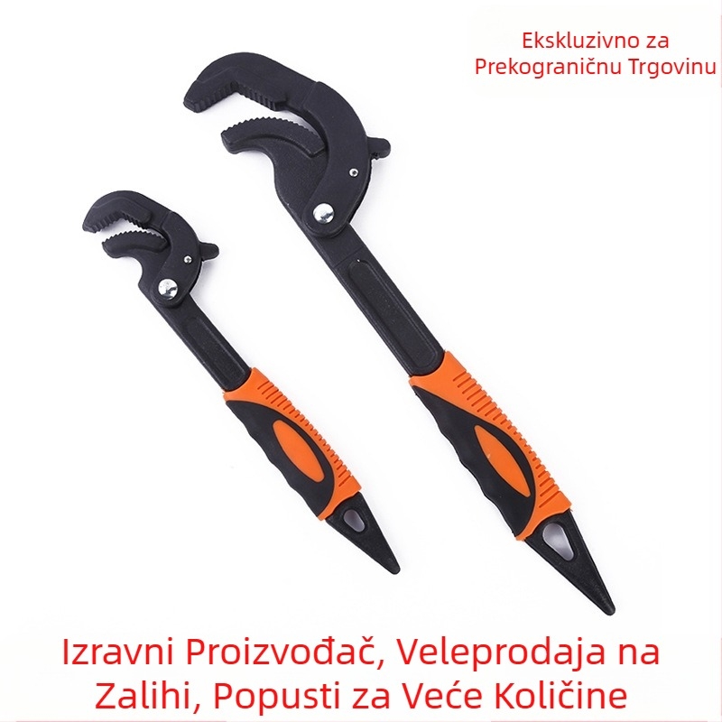Veleprodaja višenamjenskog ključa, brzi ključ za vodovodne cijevi, brzi univerzalni ključ za cijevi s jednom glavom, univerzalni ključ s velikim otvorom