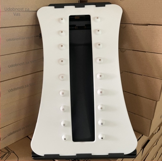 Lumbalno rastezanje, Istezanje za struk, Gornji dio vratne kralježnice, Otvaranje struka, Otvaranje ramena, Pomoćna trakcija za jogu leđa, Zaštita za struk magnetskom terapijom