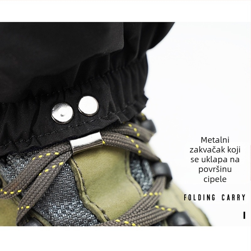 Skijaška navlaka za snijeg na otvorenom za muškarce i žene, planinarska, otporna na snijeg, zmije i pijesak, zaštita za noge, navlaka za cipele, navlaka za stopala 89 04