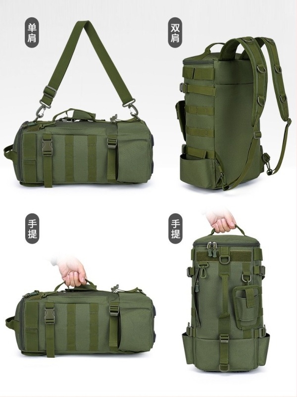 Višenamjenska torba za planinarenje, torba za ribolovnu opremu, torba za štap za pecanje, ruksak, veliki kapacitet, odvajanje suhog i mokrog materijala, vodootporni dizajn