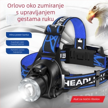 Boyue T6 indukcijska svjetiljka za punjenje, vodootporna LED jaka svjetlost, teleskopska svjetiljka za zumiranje, vanjska svjetiljka za ribolov, veleprodaja