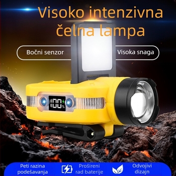 Posebna čeona svjetiljka za ribolov, indukcijska svjetiljka s kopčom za šešir, snažno svjetlo, super svijetla svjetiljka za montažu na glavu, super duga izdržljivost, noćna svjetiljka za ribolovni mamac