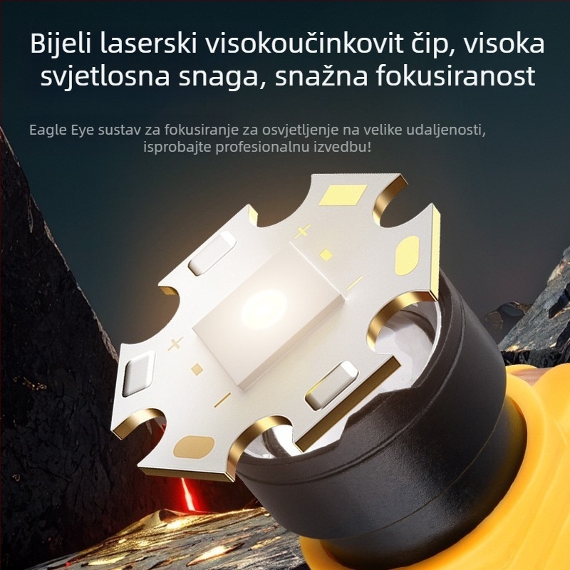 Posebna čeona svjetiljka za ribolov, indukcijska svjetiljka s kopčom za šešir, snažno svjetlo, super svijetla svjetiljka za montažu na glavu, super duga izdržljivost, noćna svjetiljka za ribolovni mamac