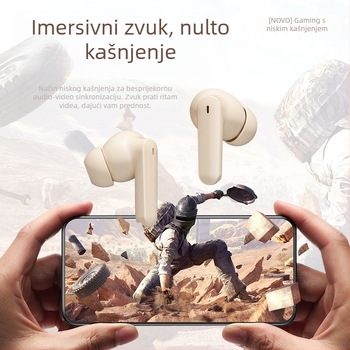 2025 Nove 895B Bluetooth slušalice s digitalnim zaslonom S510 Visokokvalitetne e-sportske slušalice s niskom latencijom Tvornička veleprodaja Dugotrajna baterija