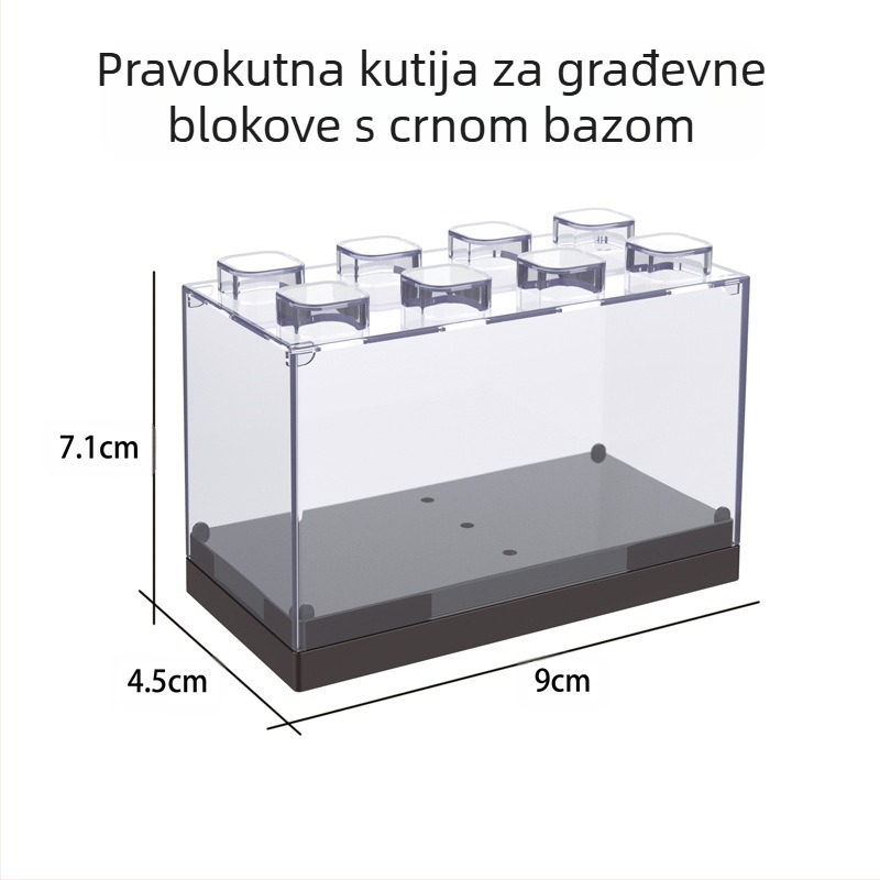 Stalak za pohranu igračaka automobila od legure, ručno izrađeni građevinski blokovi, Lego ormarić, vrećica za izlaganje, kutija za pohranu modela automobila
