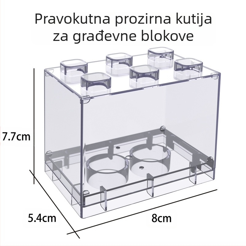 Stalak za pohranu igračaka automobila od legure, ručno izrađeni građevinski blokovi, Lego ormarić, vrećica za izlaganje, kutija za pohranu modela automobila