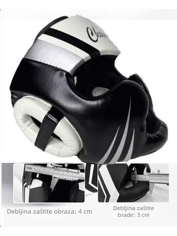 Štitnici za boksačke glave, profesionalne borilačke sande, kaciga za odrasle i djecu, boksačka kaciga s majmunskim licem, potpuna zaštitna pokrivala za glavu