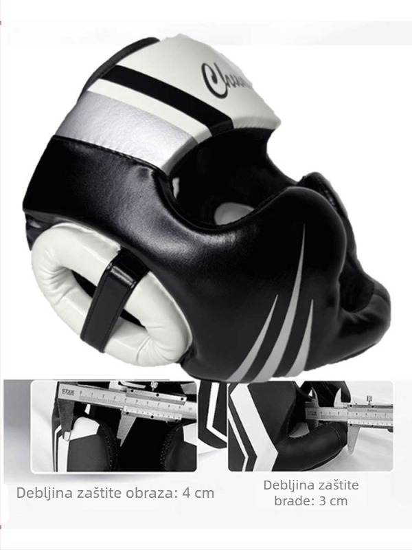 Štitnici za boksačke glave, profesionalne borilačke sande, kaciga za odrasle i djecu, boksačka kaciga s majmunskim licem, potpuna zaštitna pokrivala za glavu