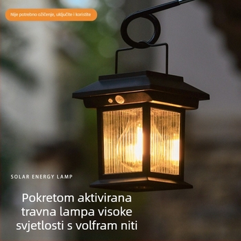 Solarna kućna sunčeva vanjska vrtna svjetiljka zidna svjetiljka punjiva vrtna utikač punjiva fenjer za cvijeće indukcijska LED vrtna svjetiljka