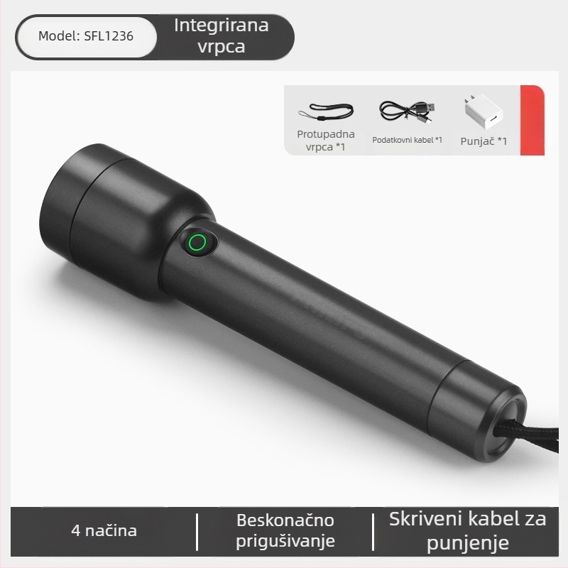 Philips Keychain Light Strong Light punjiva svjetiljka vanjska studentska višenamjenska prijenosna mini radna svjetiljka