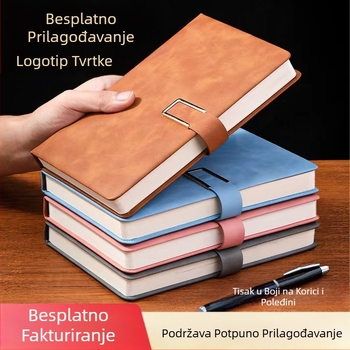 Poslovna bilježnica može se ispisati logotipom poslovni a5 horizontalni notes dnevnik podstavljeni uredski pribor bilježnica veleprodaja