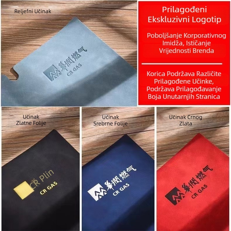 Poslovna bilježnica može se ispisati logotipom poslovni a5 horizontalni notes dnevnik podstavljeni uredski pribor bilježnica veleprodaja