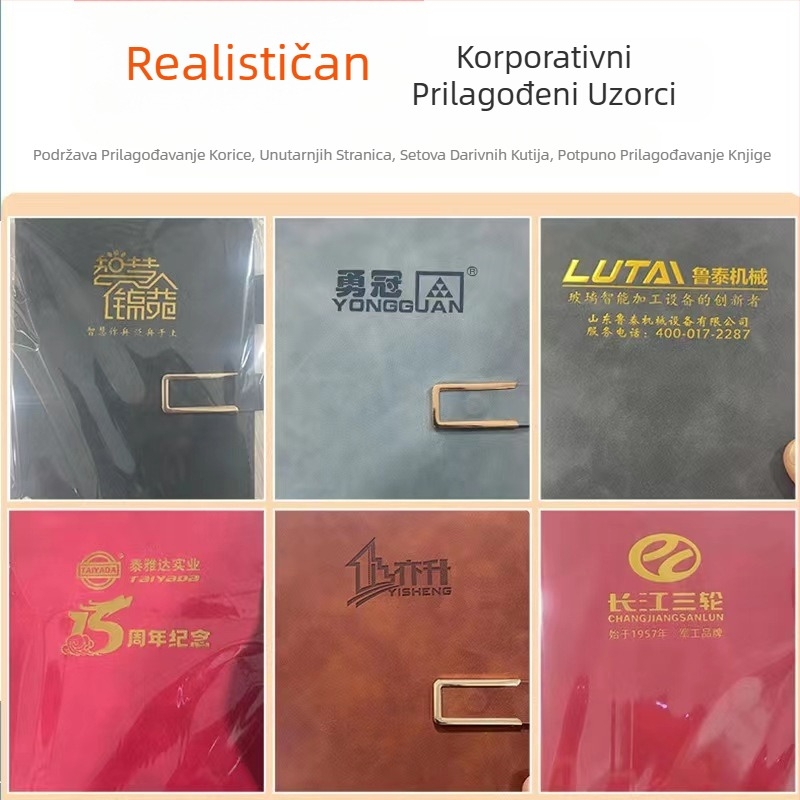 Poslovna bilježnica može se ispisati logotipom poslovni a5 horizontalni notes dnevnik podstavljeni uredski pribor bilježnica veleprodaja