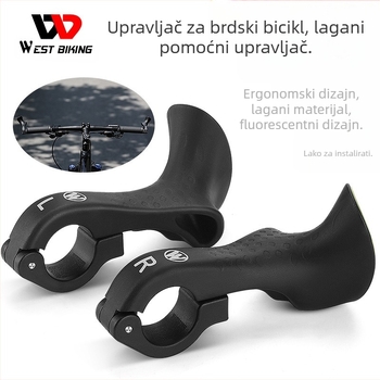 West Rider pomoćna ručka za brdski bicikl, najlonska ručka, podesiva ručka za bicikl, univerzalna ručka, pribor za vožnju