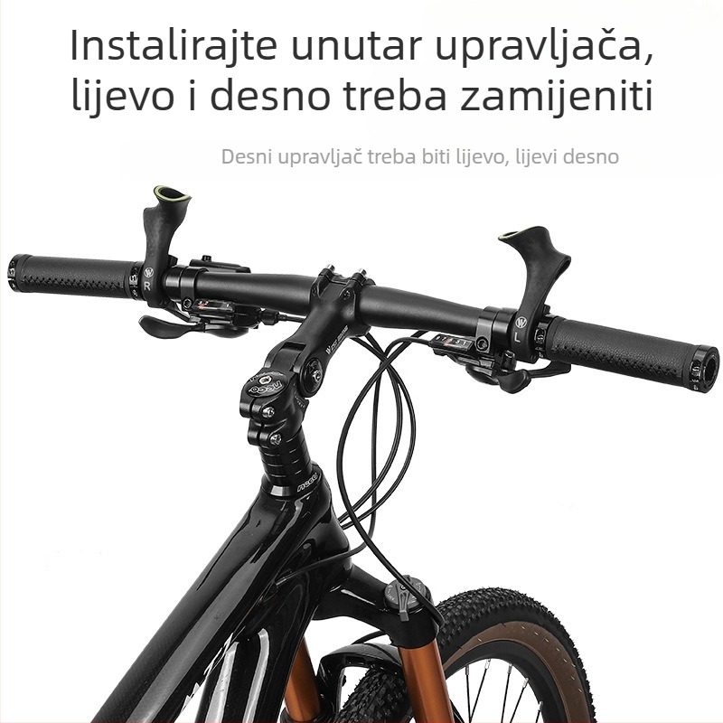 West Rider pomoćna ručka za brdski bicikl, najlonska ručka, podesiva ručka za bicikl, univerzalna ručka, pribor za vožnju