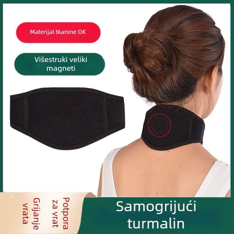 Hebei veleprodaja turmalinski samozagrijavajući štitnik za vrat univerzalni poklon vruće prešani magnetski štitnik za vrat topli štitnik za vratnu kralježnicu štitnik za vrat