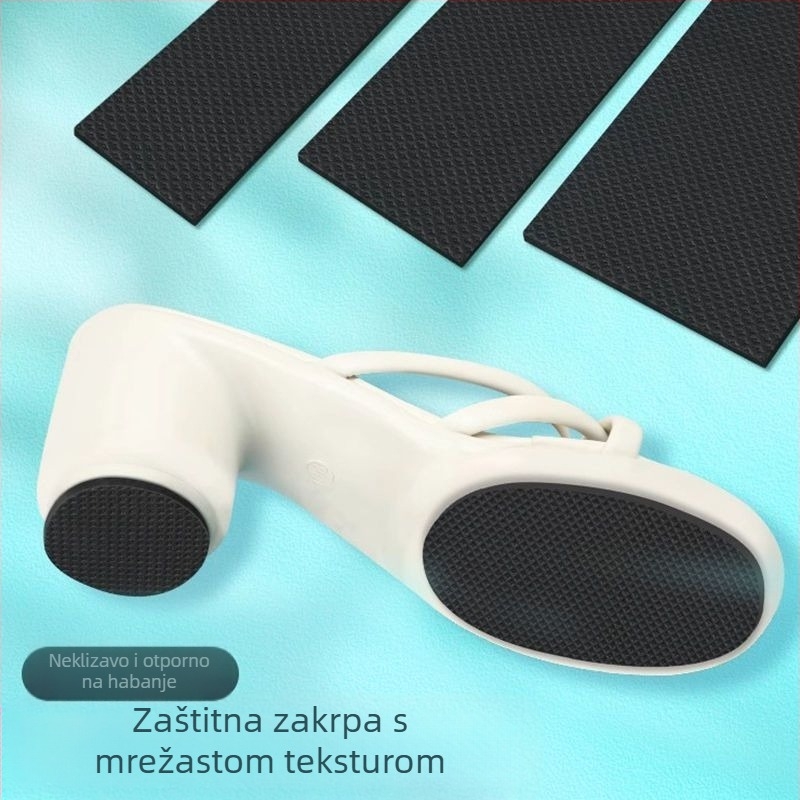 Gumena neklizajuća naljepnica otporna na habanje, naljepnica protiv habanja za petu, debela peta, prigušivač zvuka, naljepnica za petu