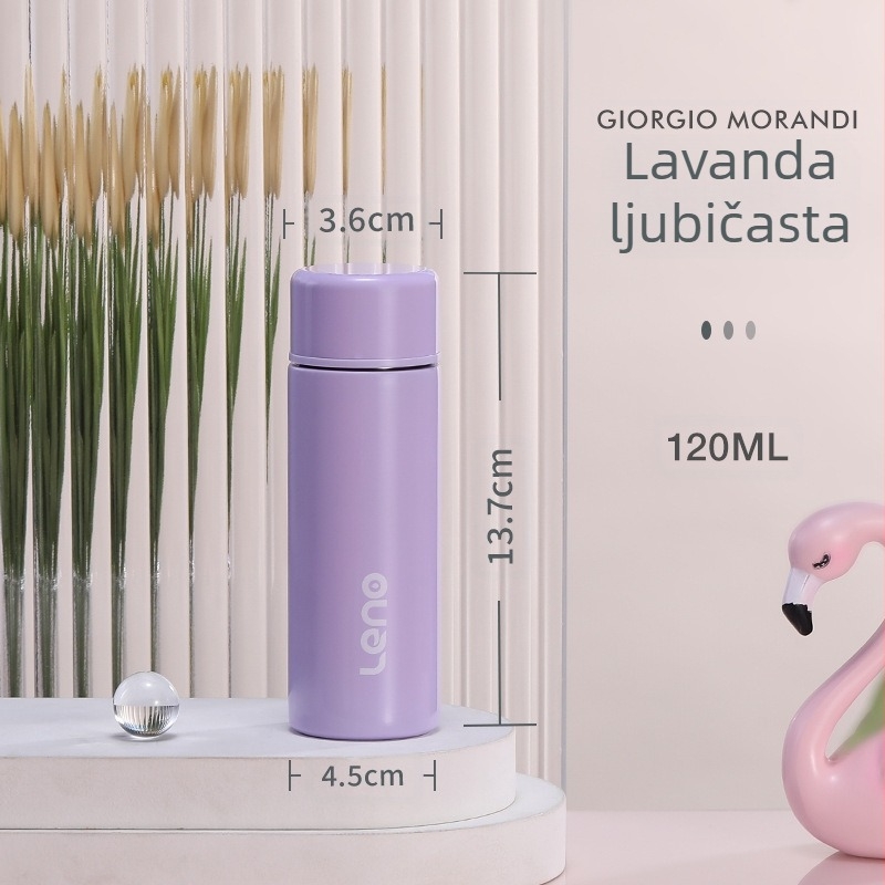 120ml visoka mala ravna šalica za studentski dom od nehrđajućeg čelika 304 vakuumska šalica, mini šalica za vodu, ženska prijenosna džepna šalica